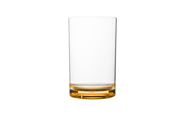 Gimex Waterglas met Gekleurde Basis Regenboog 4st.