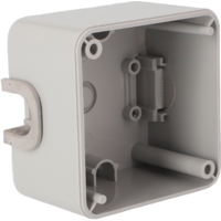 Inprojal System 10.000 Einfach Aufputzrahmen hochgl&auml;nzend grau