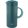 Contenant cylindrique haut vert avec couvercle, poignée latérale et logo "Berger" visible