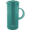 Groene hoge cilindrische container met deksel, zijhandvat en zichtbaar "Berger"-logo