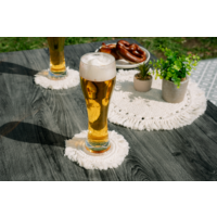 Berger Acryl verre &agrave; bi&egrave;re blanche set de 2 pi&egrave;ces 500 ml