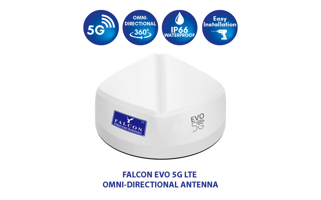 Falcon EVO 5G LTE Roof Antenna with 450 Mbps 4G Mobile Router