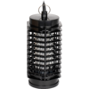 Schwarze elektrische Insektenfalle mit Gitter und eingebauter Lampe