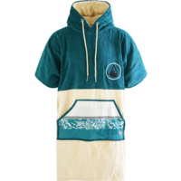 Wave Hawaii Petrol Katoenen Poncho