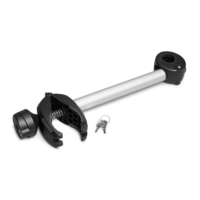 Entretoise verrouillable avec bande crantée pour 2 vélos pour porte-vélos d'attelage Uebler