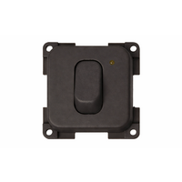 Inprojal Einzel-Wippschalter f&uuml;r Steckdosen LED 12 V schiefergrau