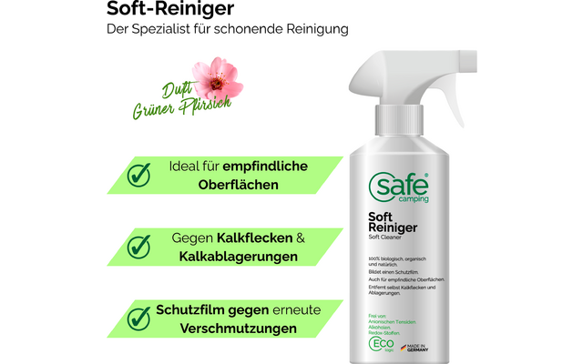 Immagine del prodotto Safe Camping Soft-Reiniger zur r&uuml;ckstandsfreien Reinigung empfindlicher Oberfl&auml;chen 1