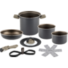 Kleines Produktbild Brunner Torralta Topfset stapelbar platzsparend f&uuml;r alle Herdarten geeignet 1