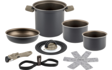 534373 432362 - Brunner Torralta Topfset stapelbar platzsparend für alle Herdarten geeignet