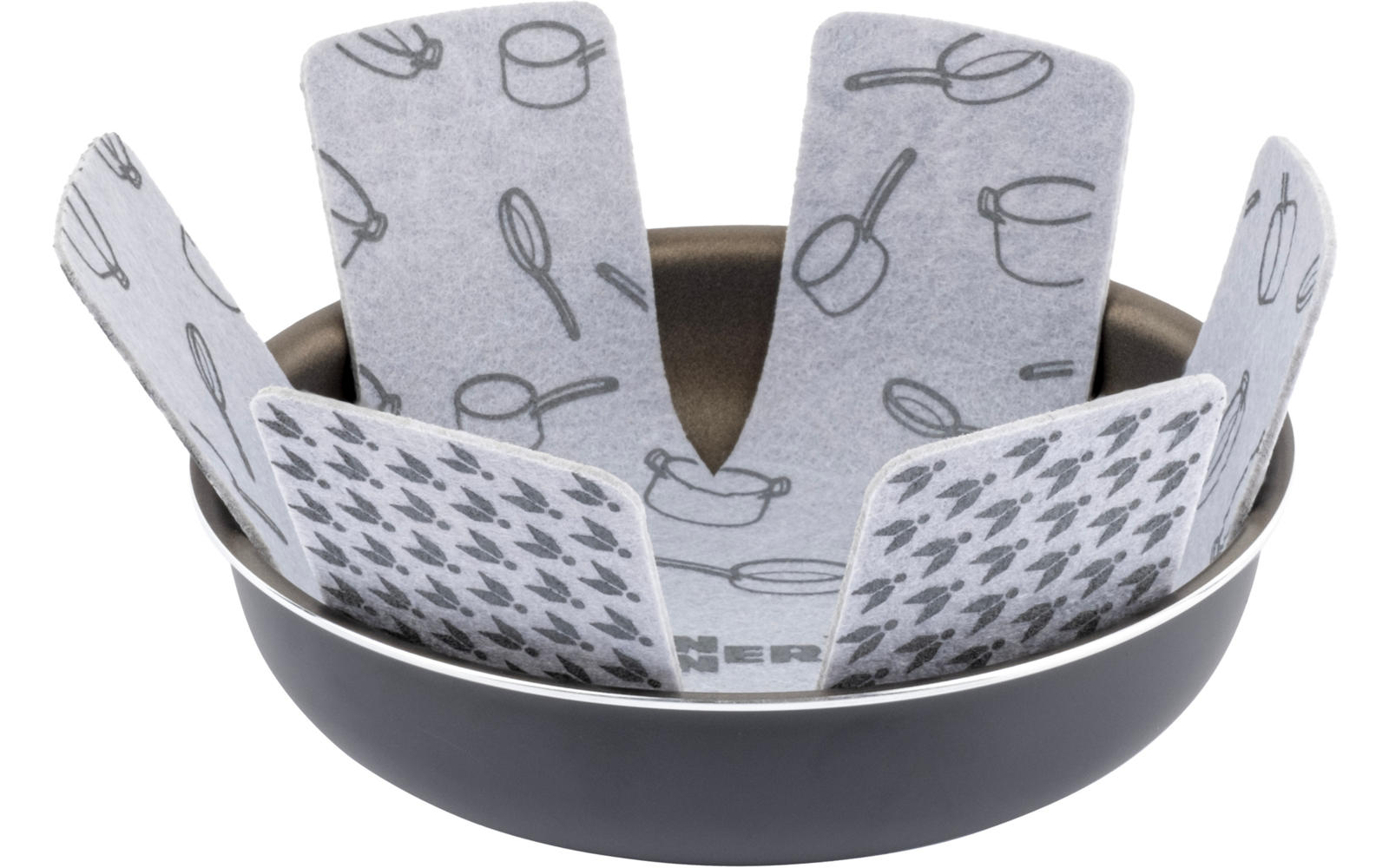 Produktbild Brunner Torralta Topfset stapelbar platzsparend f&uuml;r alle Herdarten geeignet 1