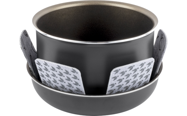 Produktbild Brunner Torralta Topfset stapelbar platzsparend f&uuml;r alle Herdarten geeignet 1