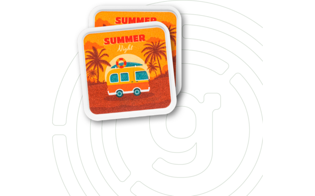 Image du produit Gelmags Nano-Gel-Untersetzer 2.0 eckig 9 x 9 cm 2-teilig 1