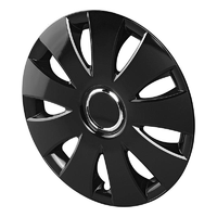 Pro Plus Aura  15 Zoll Radblenden- Set 4 St&uuml;ck im Displaykarton schwarz 