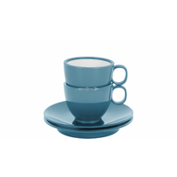 Brunner Antislip Espresso-Tassen Set 2-teilig mit rutschhemmende Untertasse