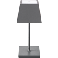 Lampe de table &agrave; accu Nuindie mini 250 mm gris graphite Sigor