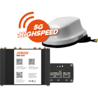 Routeur Wi-Fi 5G Cat 12 MWR 5540 avec antenne 5G incluse jusqu'&agrave; 2,6 Gbps blanc Selfsat