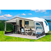 Veranda Walker Weekender 240 antracite con pali in acciaio 810 Perimetro 796 - 825 cm antracite