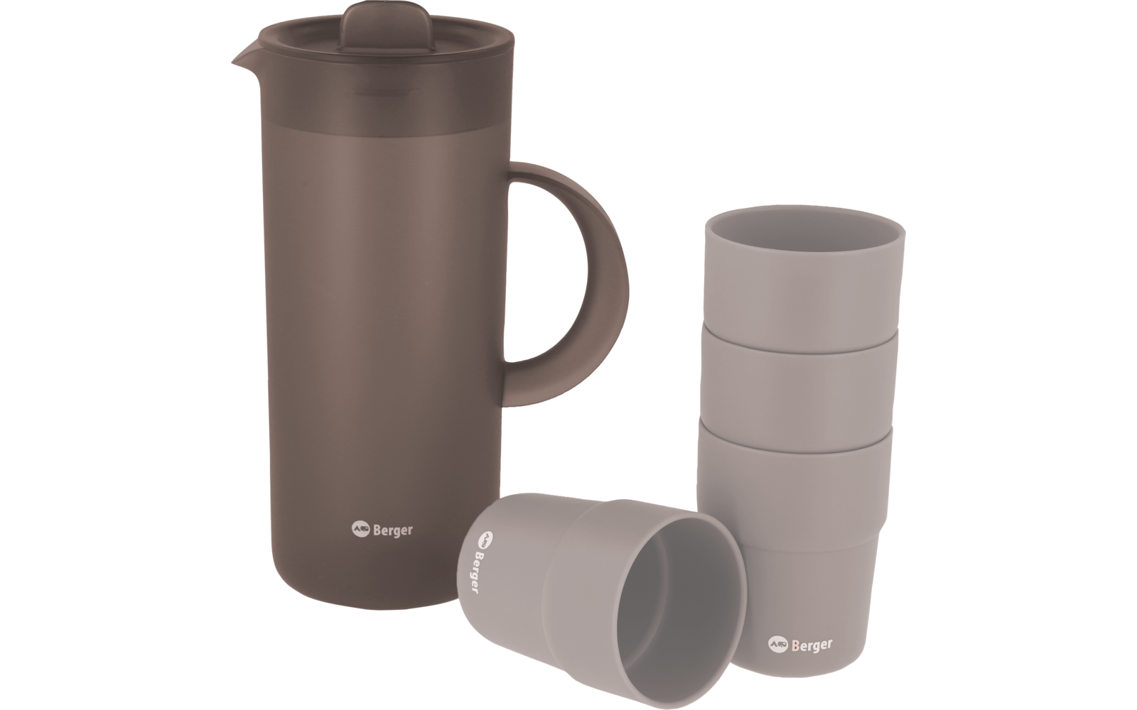 Image du produit Berger Getr&auml;nkeset Kanne inkl. Trinkbecher 5-tlg. 1
