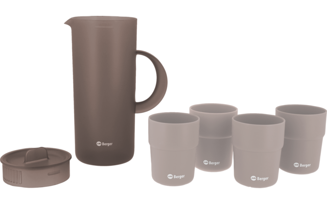 Image du produit Berger Getr&auml;nkeset Kanne inkl. Trinkbecher 5-tlg. 1