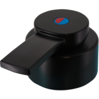 Comet Mitigeur monocommand&eacute; FLORENZ Design compact avec raccord sous &eacute;vier 3/8" et interrupteur noir mat