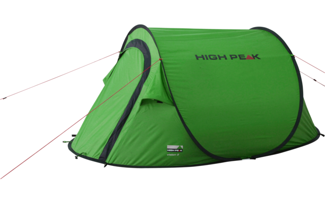 High Peak Vision 3 Single Roof 3 Person Pop Up Throw Tent Green