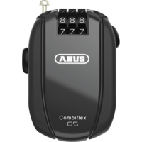 Abus Combiflex Stopover 65 Roll-Back Kabelschloss schwarz