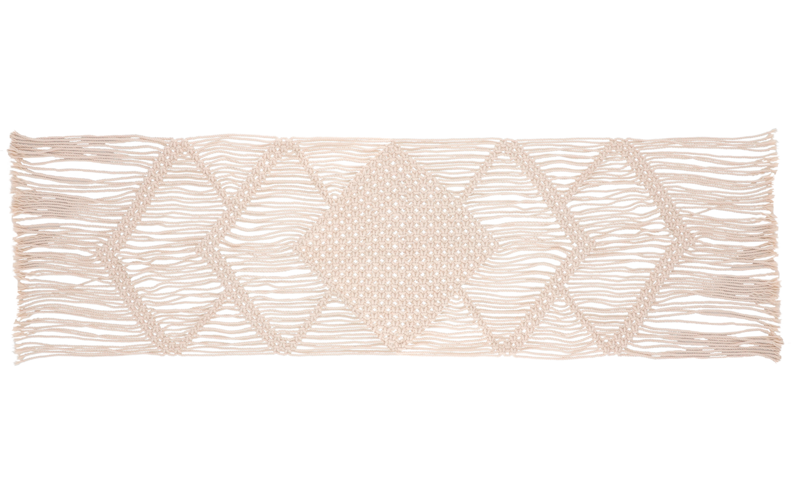 Zerknittertes, hellbeiges Papier auf weißem Hintergrund