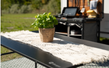 537178 - Camplife Makramee Tischläufer