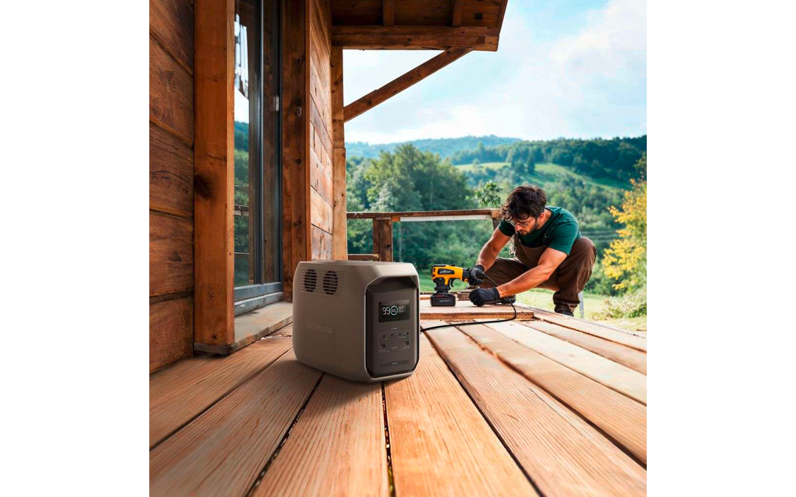 Produktbild EcoFlow Delta 3 Tragbare Powerstation 1 kWh 1.800 W 1