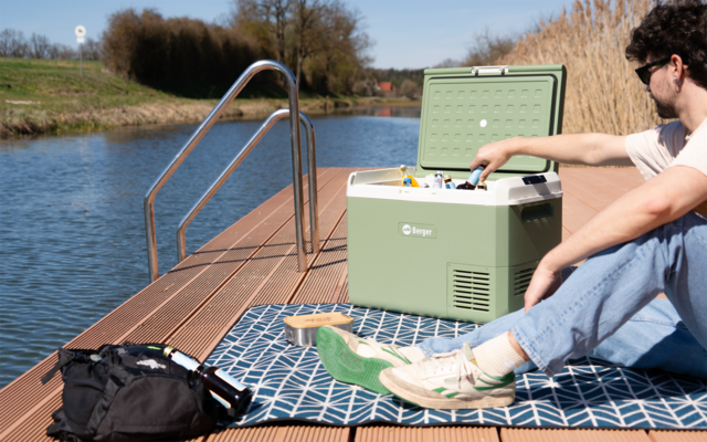 Produktbild Berger EPL Kompressor K&uuml;hlbox mit Tiefk&uuml;hlfunktion 12V 24V 230V 1