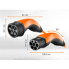 Kleines Produktbild Lapp Selbstaufrollendes Doppelhelix Ladekabel Typ 2 Mode 3 / 3-phasig 32 A bis 22 kW 7 Meter 1