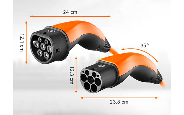 Produktbild Lapp Selbstaufrollendes Doppelhelix Ladekabel Typ 2 Mode 3 / 3-phasig 32 A bis 22 kW 7 Meter 1