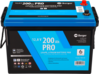Berger LiFePO4 Lithium Batterie Pro 200 Ah 12V mit Bluetooth & Heizung