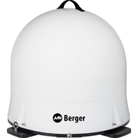 Berger Move PRO mobile Satelliten-Antenne wei&szlig;