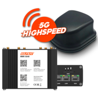 Routeur Wi-Fi 5G Cat 12 MWR 5540 avec antenne 5G incluse jusqu'&agrave; 2,6 Gbps noir Selfsat