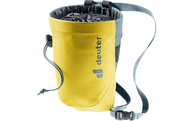 Deuter Gravity Chalk Bag II Klettertasche L 1,2 Liter corn teal