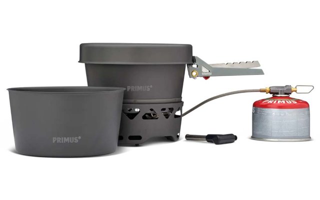 Produktbild Primus PrimeTech Stove Set II Gaskocher 2000 W inklusive Kochgeschirrset 8 teilig 1