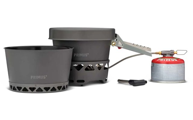 Produktbild Primus PrimeTech Stove Set II Gaskocher 2000 W inklusive Kochgeschirrset 8 teilig 1