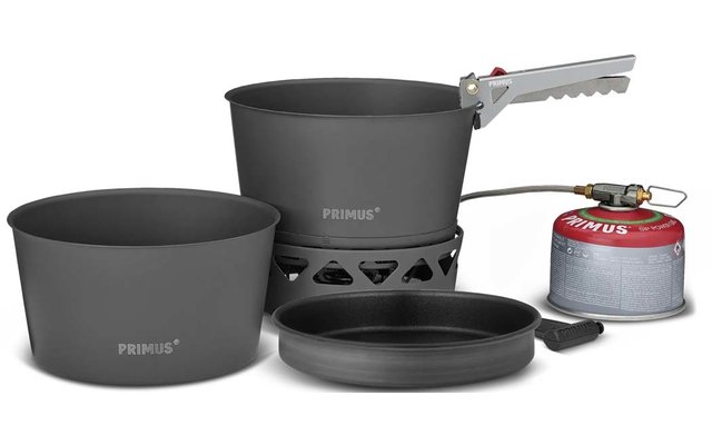 Produktbild Primus PrimeTech Stove Set II Gaskocher 2000 W inklusive Kochgeschirrset 8 teilig 1