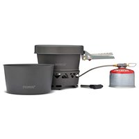 Primus PrimeTech Stove Set II Gaskocher 2000 W inklusive Kochgeschirrset 8 teilig Set 2 mit 2,3 Liter T&ouml;pfen