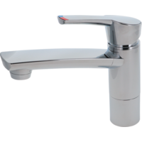 Single Lever Mixer with Switch Spout Chrome (14cm) Comet COMO