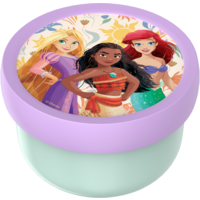 Mepal Campus Fruchtbox mit Gabel aus Polypropylen und auslaufsicherem Verschluss 300 ml Princess Power