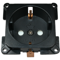 HABA socket outlet for caravan C-Line 230 V black