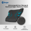 Kleines Produktbild Berger ergonomisches R&uuml;ckenkissen 1