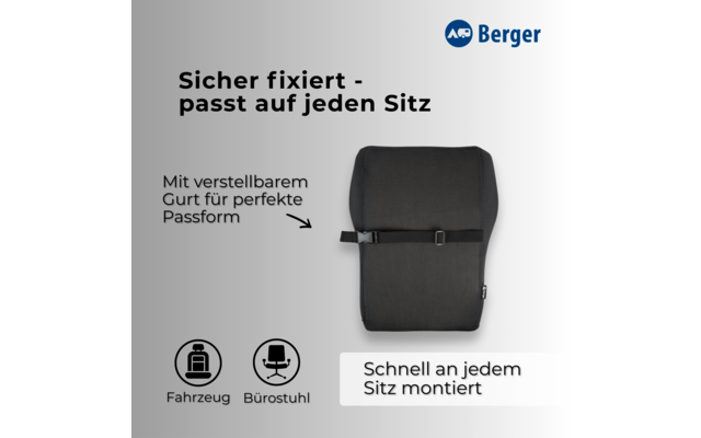Produktbild Berger ergonomisches R&uuml;ckenkissen 1