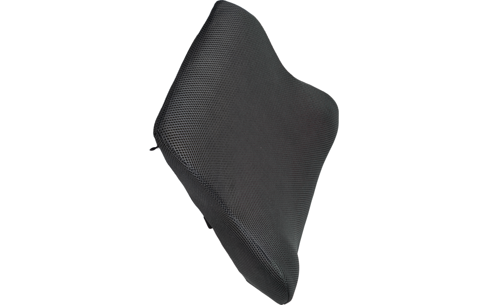 Cuscino per seduta ergonomico nero con design sagomato