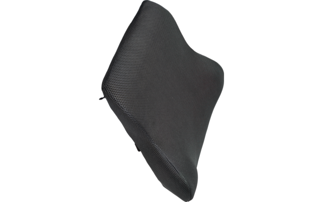 Cuscino per seduta ergonomico nero con design sagomato