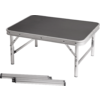 Tavolo da campeggio Bo-Camp in alluminio grigio 2 gradini 60 x 45 cm