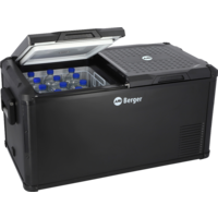 Berger MCX 75 Kompressor K&uuml;hlbox Dual Zone 12V 24V 230V 75 Liter
