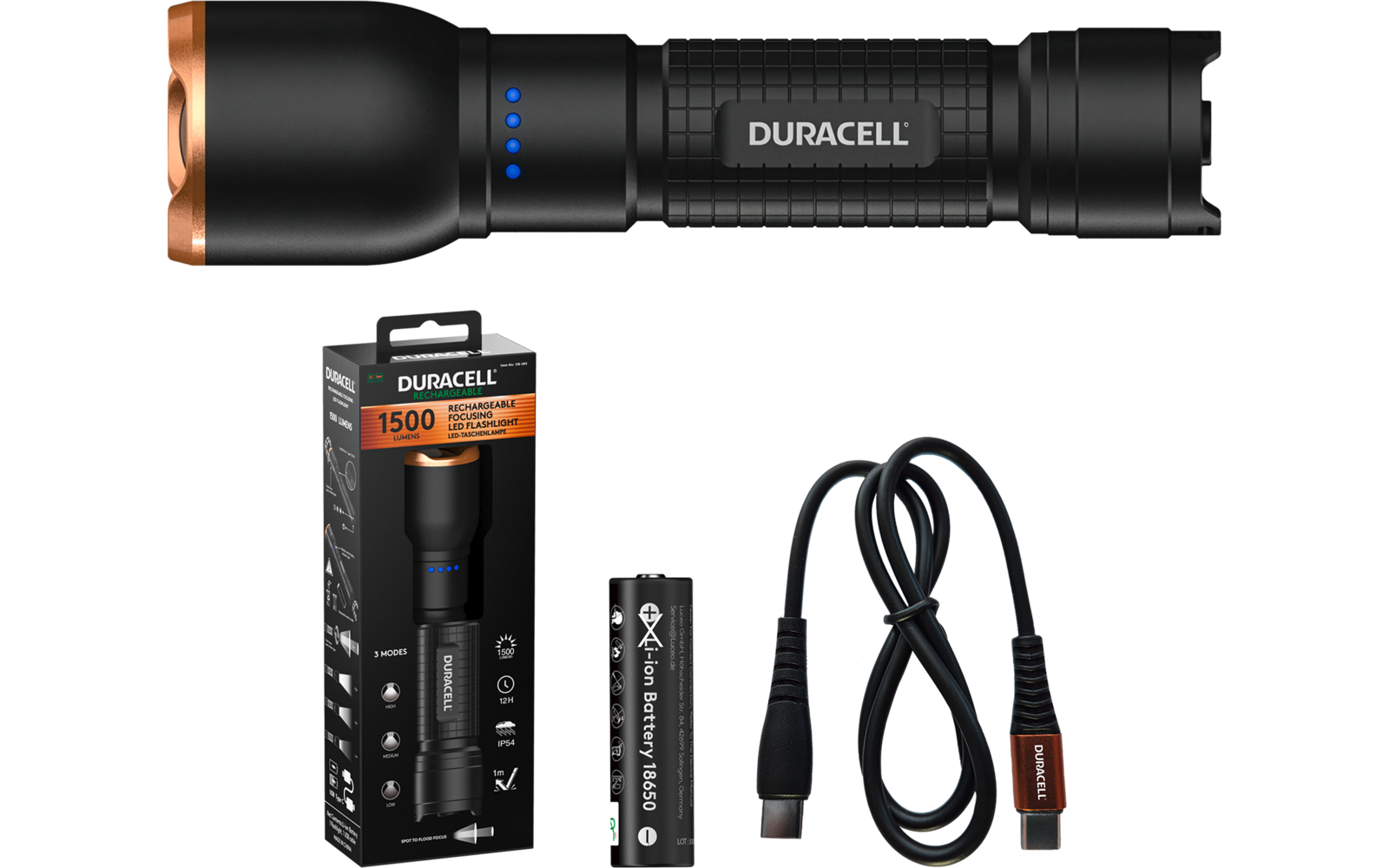 Produktbild Duracell LED Taschenlampe 1